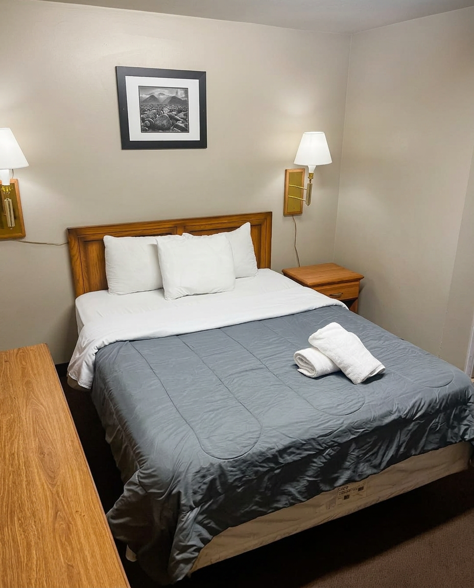 Cozy furnished bedroom